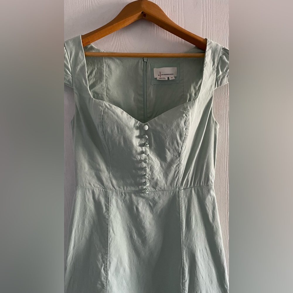 The Cecily Fit & Flare Sweetheart Dress by Maeve: Mini Edition in Mint Size XS - Picture 5 of 11